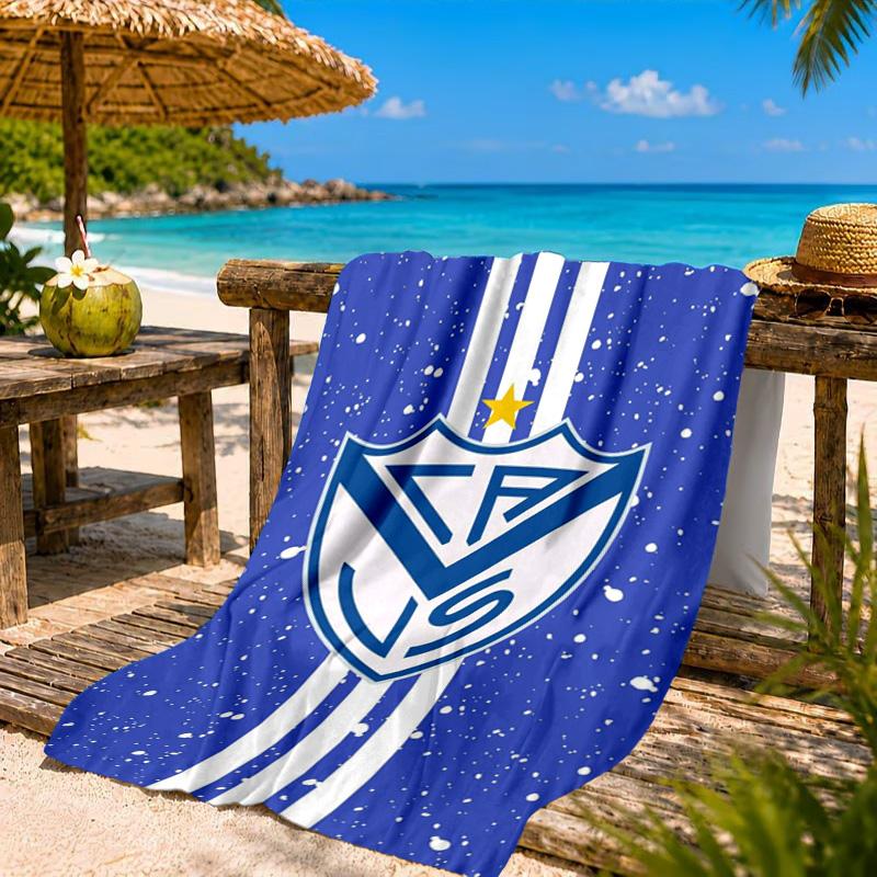 Club Atlético Vélez Sársfield Beach Towel, Quick-drying, Easy to Care for, Suitable for Both Fitness and Beach Vacations,Sports Essential