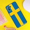 Sweden Flag Cover For Xiaomi 14 Ultra 13 11T 12T 13T 14T Pro POCO X7 X6 Pro X3 X5 F3 F5 M6 F6 Pro Case