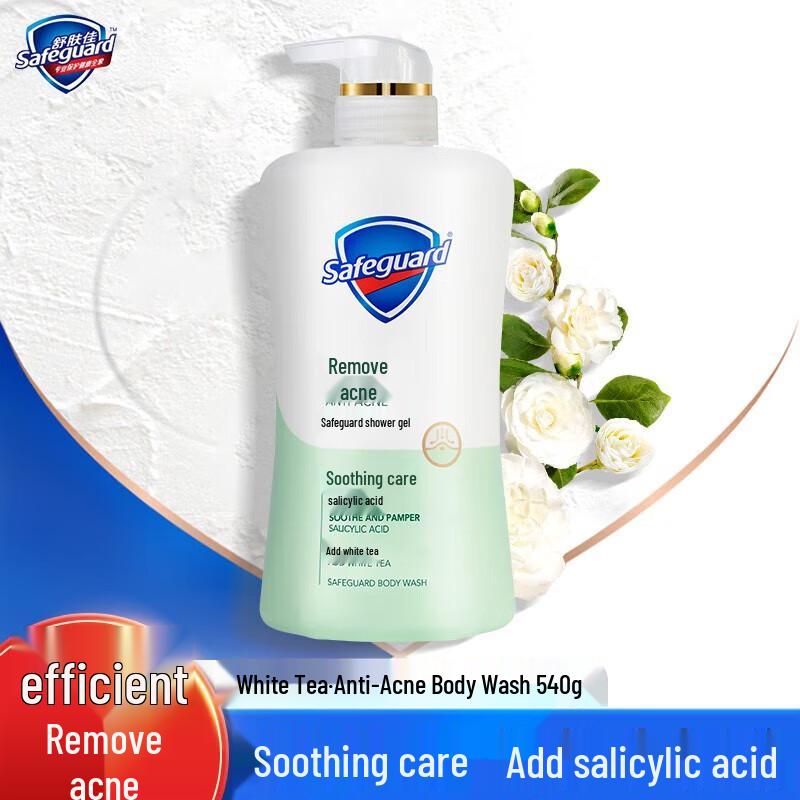 

Safeguard Acne Clear White Tea Scent Face & Body Wash
