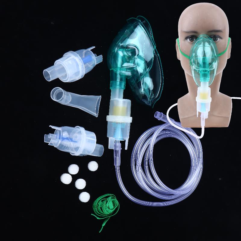 Filters Nebulizer Cup Mask Adult Kid Inhaler Kit Family Home Air Compressor Atomization Health 1 Set Soft Tube Inhaler Catheter