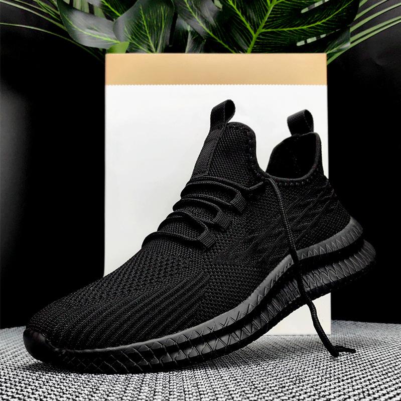 

Spring and Autumn Sneakers Men s Breathable Lightweight Casual Shoes Men s Cloth Shoes Sneakers 47 чёрный