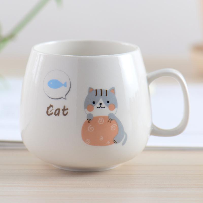 Creative Ceramic Cup Expression Water Cup Household Personalized Coffee Cup Cartoon Cup Mug