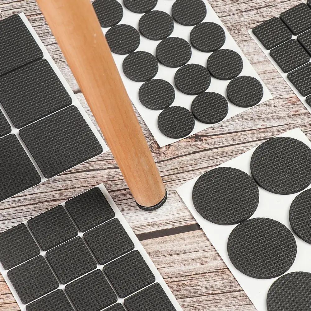 3/18/45/72Pcs Furniture Leg Thickening Bumper Table Self-adhesive Floor Protector Anti-slip Mat Anti Noisy Furniture Leg Pads