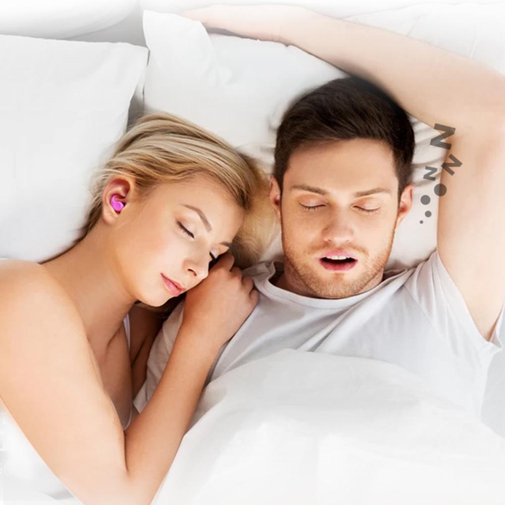 1 Pair Swimming Ear Plugs Reusable Water Sports Seaside Pool Accessories Ergonomics Sleeping Earplugs Noise Reduction