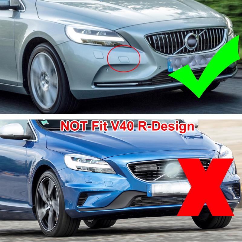 31283733 Car Front Bumper Tow Hook Cover Eye Cap Parts Replacement For Volvo V40 2012-2018 39814160