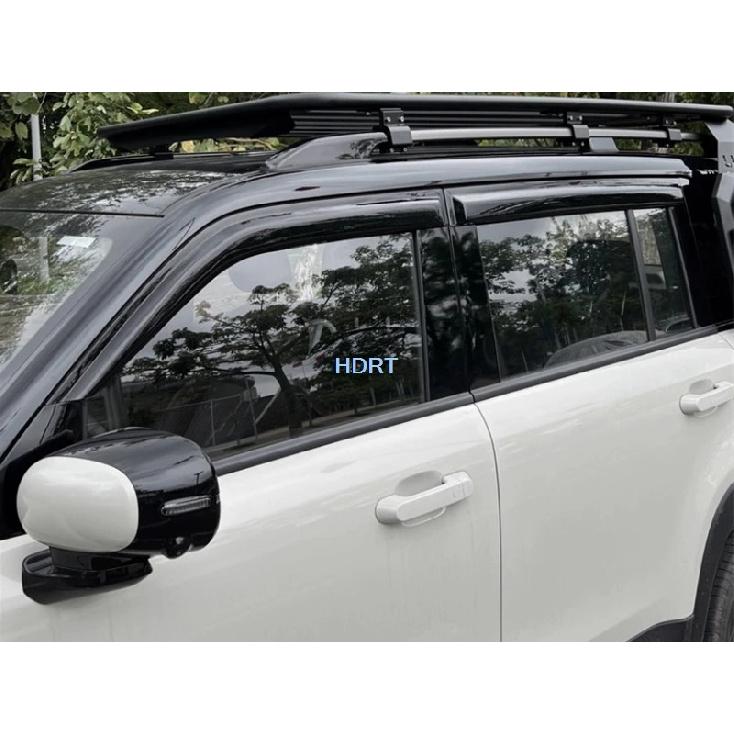 For Chevrolet Spark EUV 2024 + Window Visor Side Vent Sun Rain Deflector Weather Shield Shelter Cover Car Styling Accessories