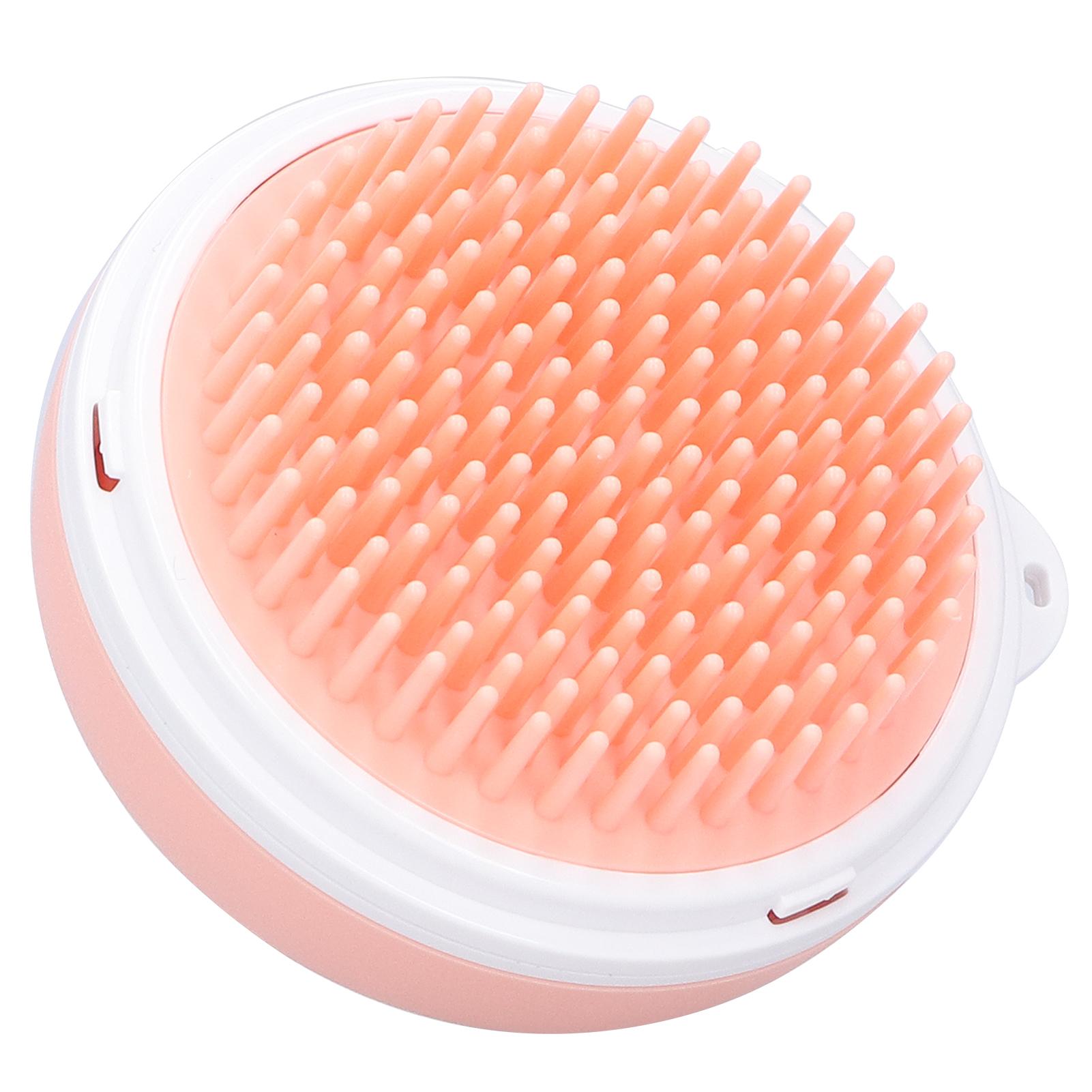

MultiFunction Dogs and Cats DoubleSided Head Massage Brush Pet Grooming Tool ABS TPE Comb рожевий