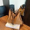 Casual Retro Suede Bag Women's Fashion Versatile Messenger Bag Shoulder Commuter Tote Bag