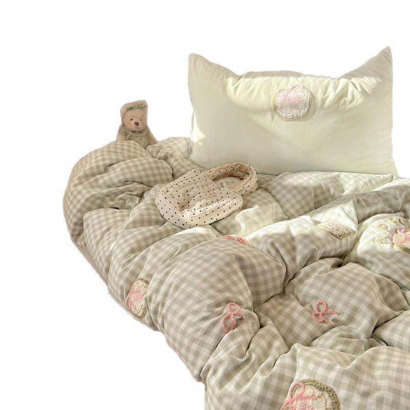 2026 New Student Single Bed Three-Piece Set: Cute and Cool Towel Collection