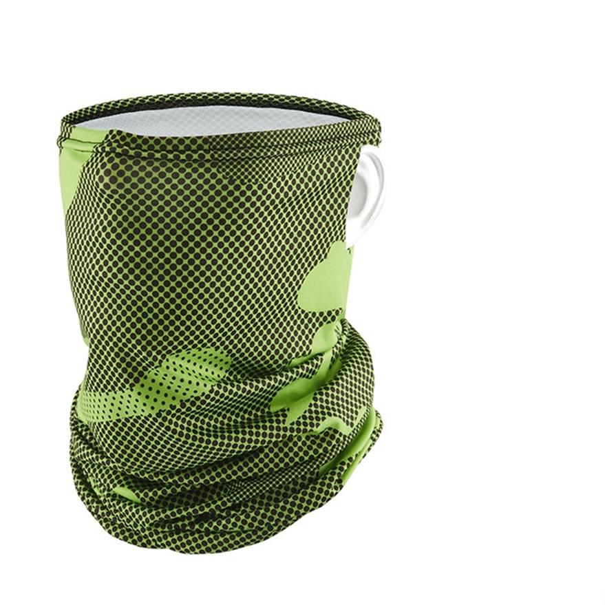 Ice Silk Ear Hanging Sun Shield Face Covering Outdoor Headband Neck Cover