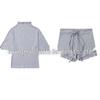 Modal! Summer 2026 Women's Slim-fit High Neck Short Sleeve T-shirt and Shorts Set