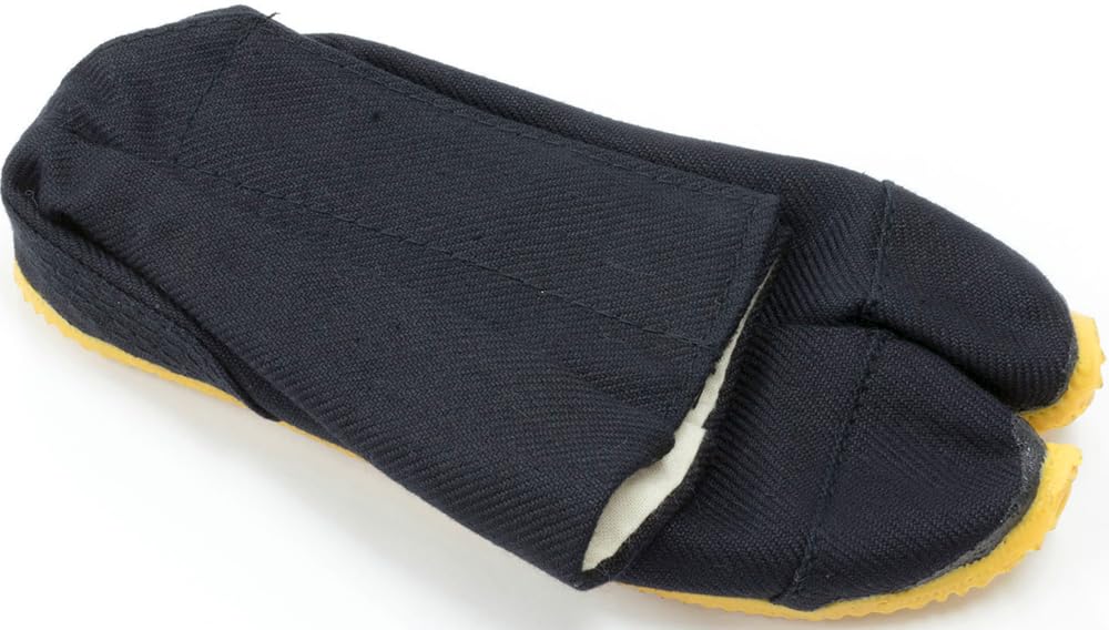 RIKIO H Sticky Tabi Kintaro Cushion (Adhesive), 5-Piece Magic Tape, Kids, Black, 21.5 Cm, HJK5MSP