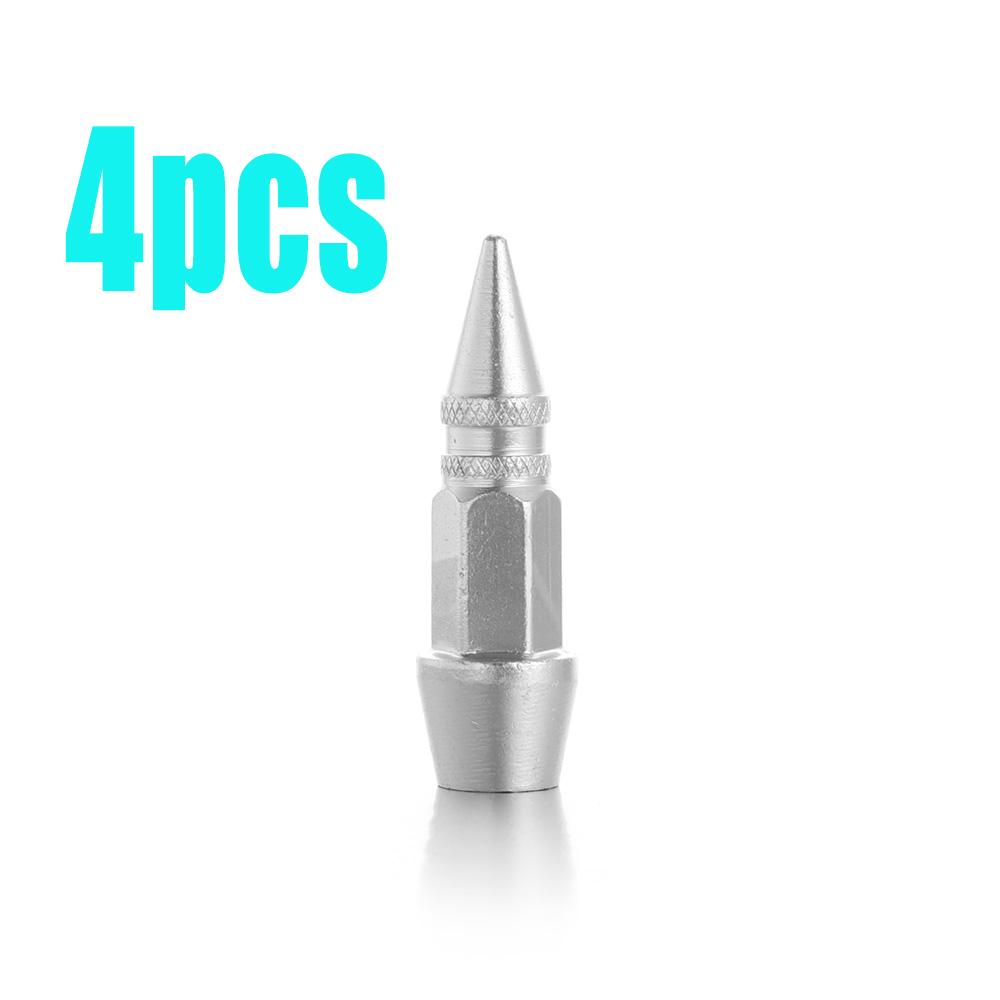 2/4pcs Long Pointed Tire Valve Caps for Automobiles and Motorcycles Tire Valve Cover Wear Parts Car Accessories