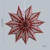 Durable Paper 3D Snowflake Ornament Waterproof Wrinkles Resistant for Christmas Tree Ceiling Window Decoration