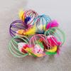 Cat Mouse Ball Toy Set: Spherical Cage, Rabbit Fur Mouse, Plush Ball, Teaser Stick, Tumbler Toy.