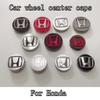 DJHQL1 4pcs 58mm 69mm Wheel Center Cap Logo Hub Cover Badge Emblem For Civic City Accord Odyssey Spirior CRV Hrv Jazz CBR HR-V