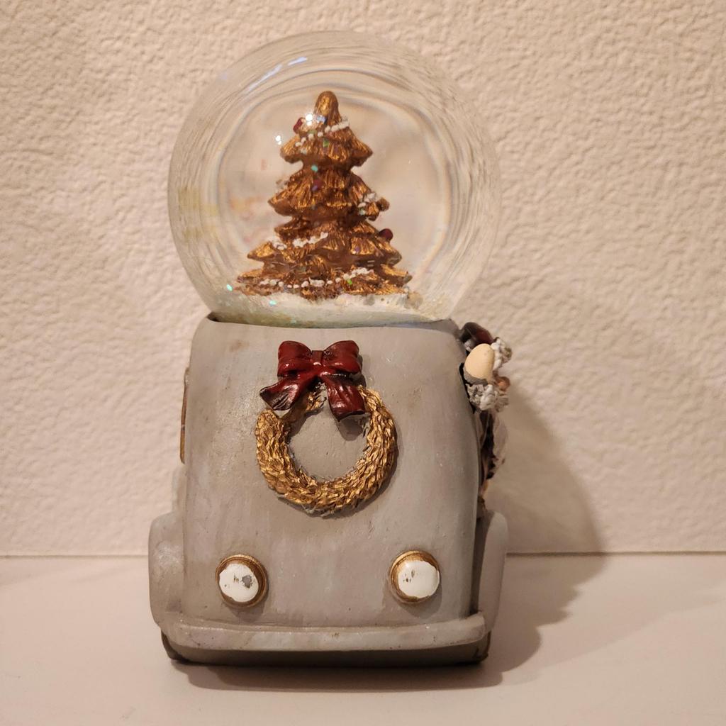 Minami Boeki Snöglob i antikstil Julen Tomten Julgran Nallebjörn Displayställ (Antik bil Jultomten (6,5 cm Glaskula))