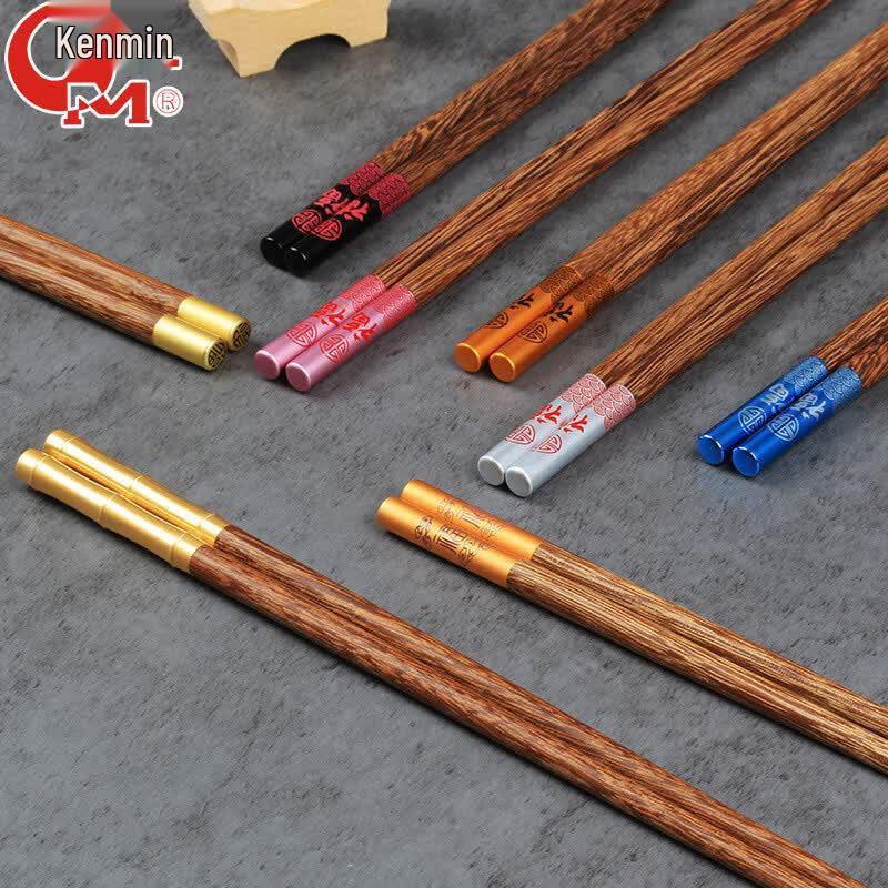 Jianmin Unpainted Solid Wood Chinese Style Gift Chopsticks