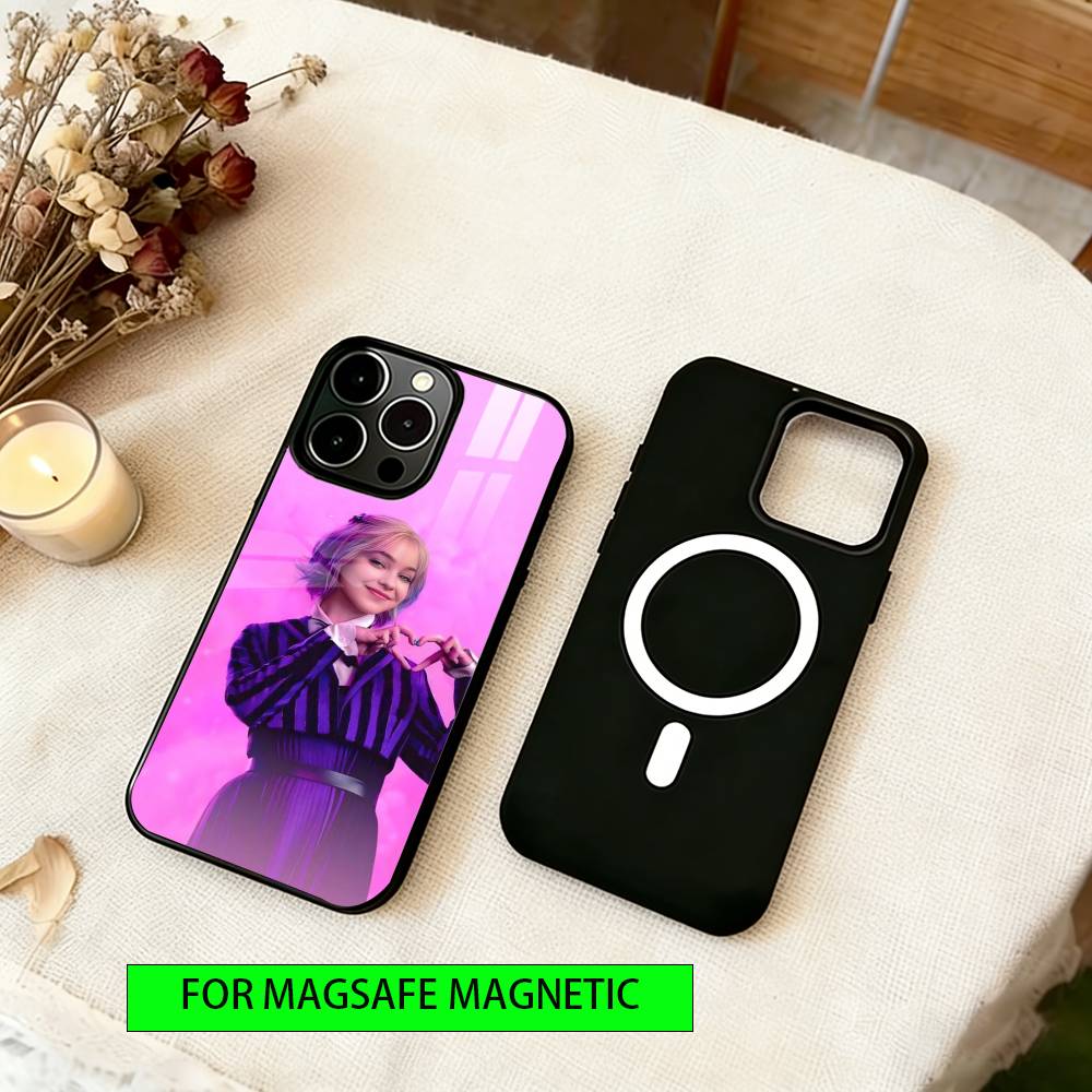 E-Myers Telefoonhoesje Voor iPhone17,16,15,14,13,12,11 Plus,Pro Magnetisch met Magsafe Draadloos Opladen