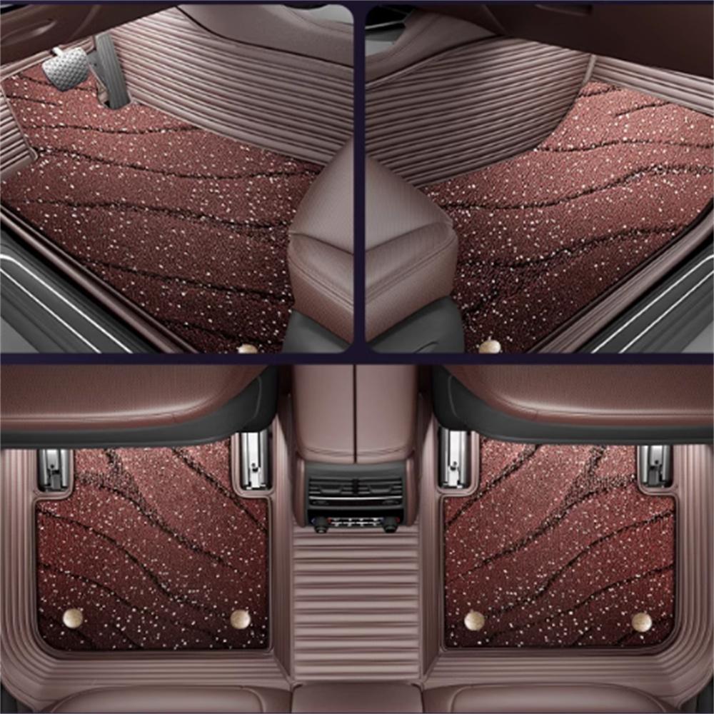 For VW GOLF 6 7 8 Auto New Models Double layer 5D Custom Car Floor Mats Carpets Foot liners car Accessories