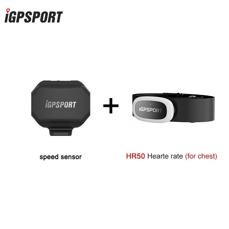 iGPSPORT Smart Sensor Kit, Cadence CAD70 Speed SPD70 Heart Rate Monitor HR50 Chest, HR70 Arm for Bike Computer/Cycling/Running