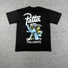Cross-border trendy brand PATTA European and American street creative fun printing men's and women's casual loose short-sleeved collection T-shirt 