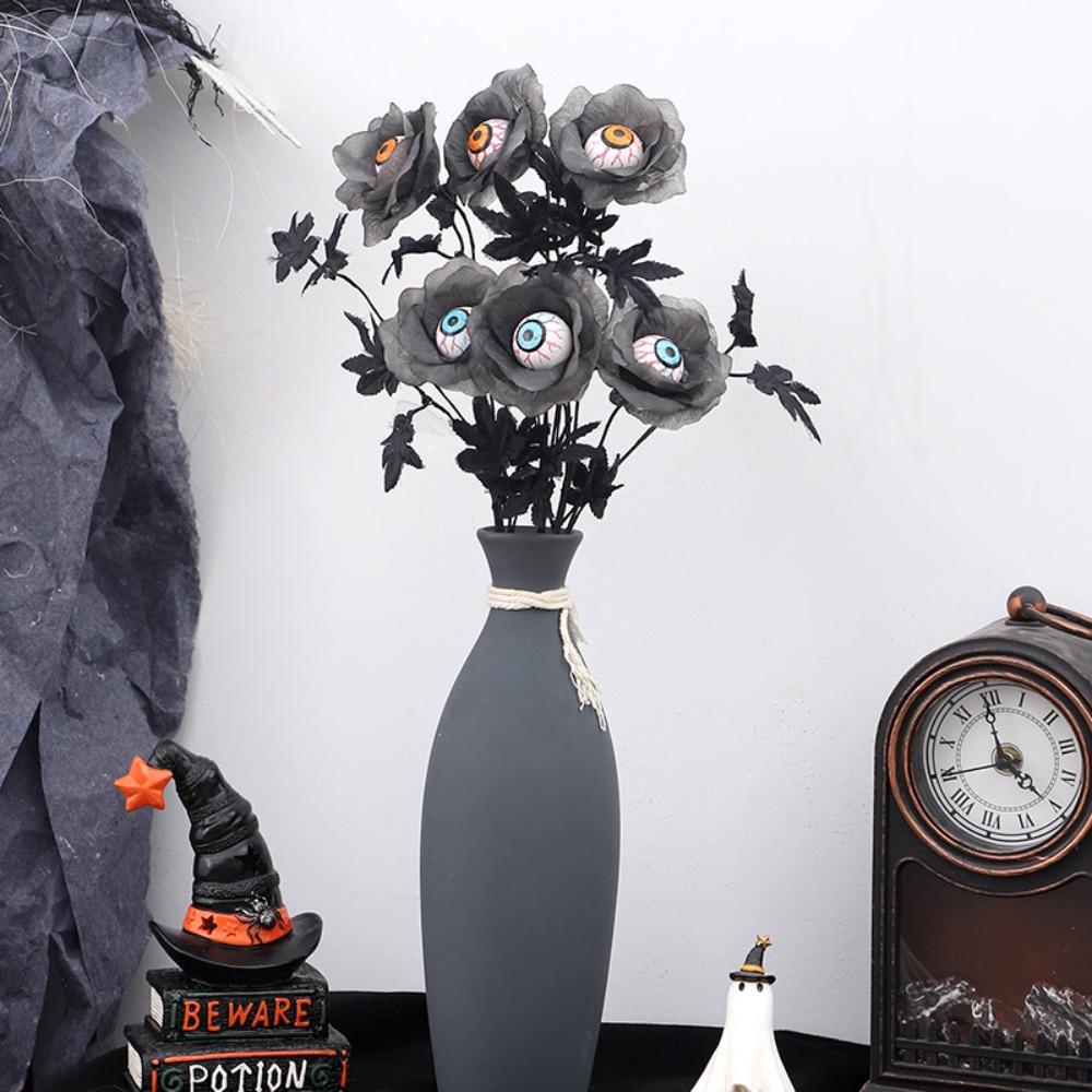 Unique Halloween Eyeball Flower Simulation Artificial False Flowers Halloween Flowers  Party Decor