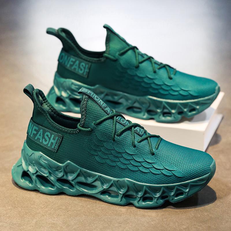 MAEDEF Running Shoes Mens Lightweight Breathable Mesh Non Slip Comfort Walking Shoes Abrasion Resistant Fashion Sneakers