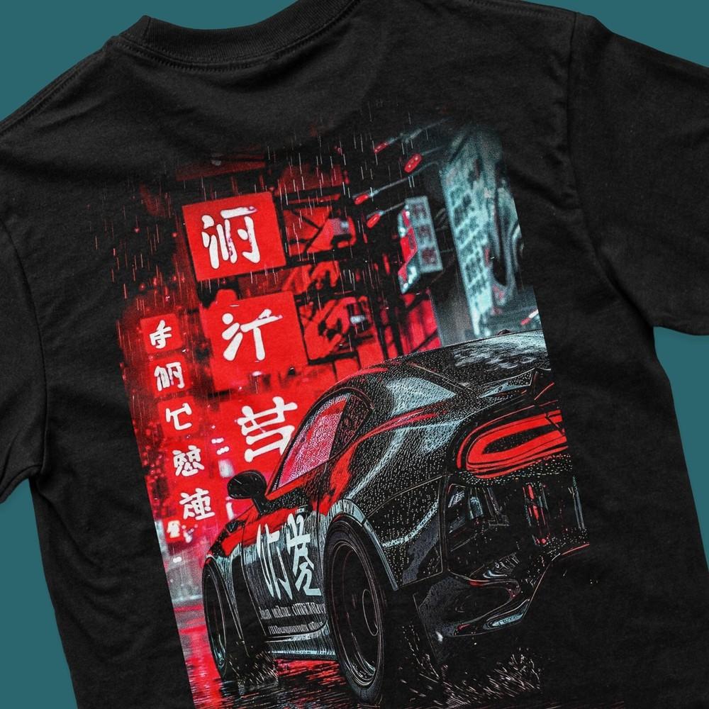 Anime Tuning Mars Retro NOS Manga Inspired T-Shirt Cartoons Japan JDM GTR Supra