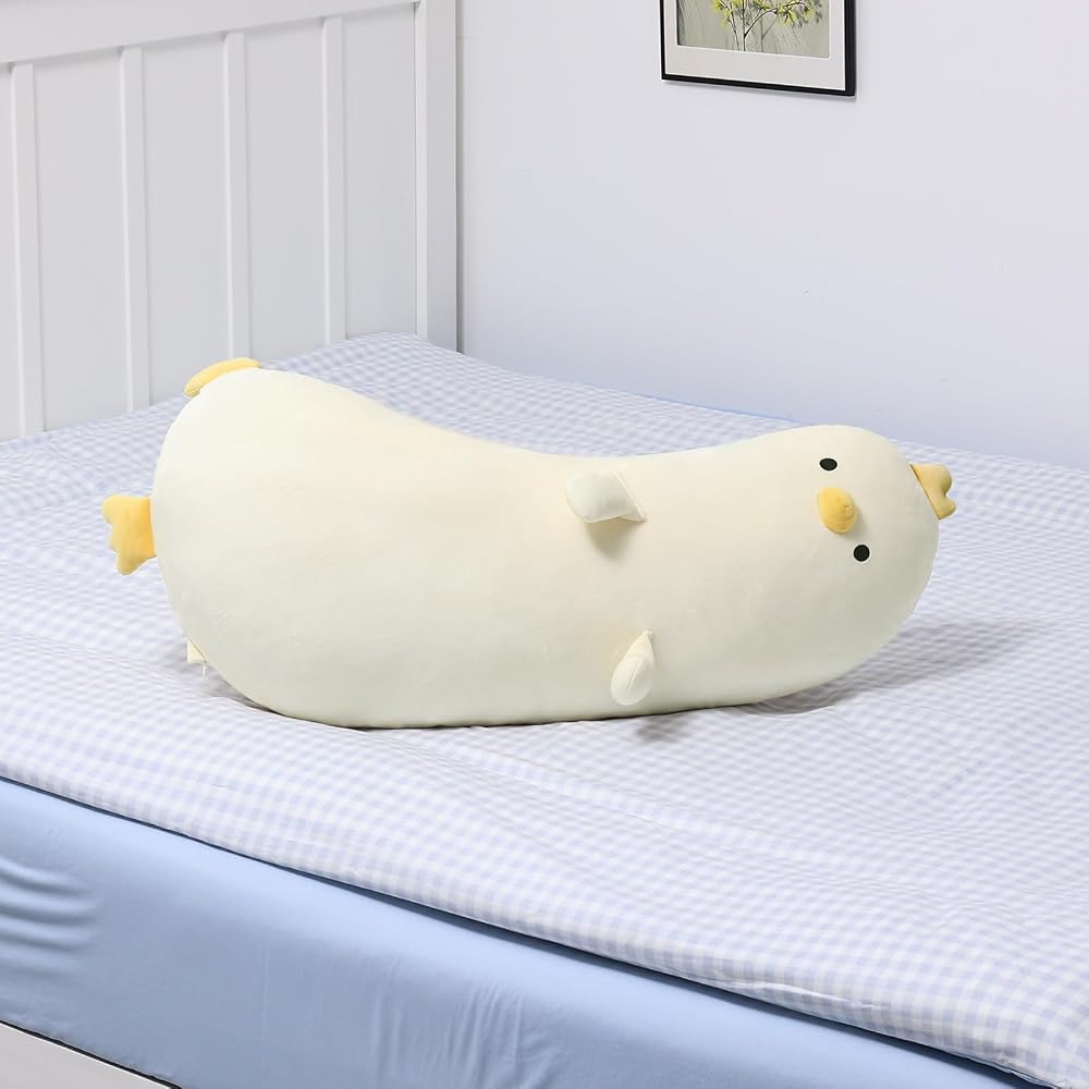 HAVARGO Hugging Pillow Cushion Plush Toy - Cute, Soft, and Fluffy, Large Size (Approx. 80cm) for