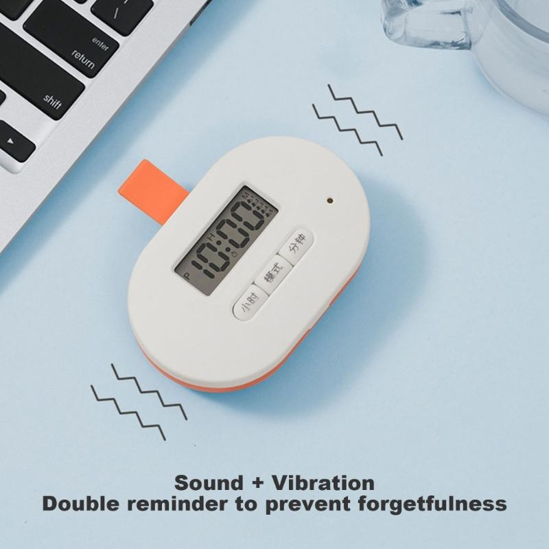Travel for Pill for Case Medicine Box Mini Portable Reminder Drug Box for Pill Box for W/ Timer Pillbox Medication Organ