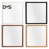 Wooden Photo Frame Clear Double-sided Display Stand Rustic Desktop Floating Picture Frame for Dried Flower Display DIY Crafts