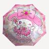 1pc My Melody Automatic Umbrella Durable Iron Frame & Plastic Handle, Gift for Men & Women, Sturdy Construction, Best for Christmas, Helloween, Playfu