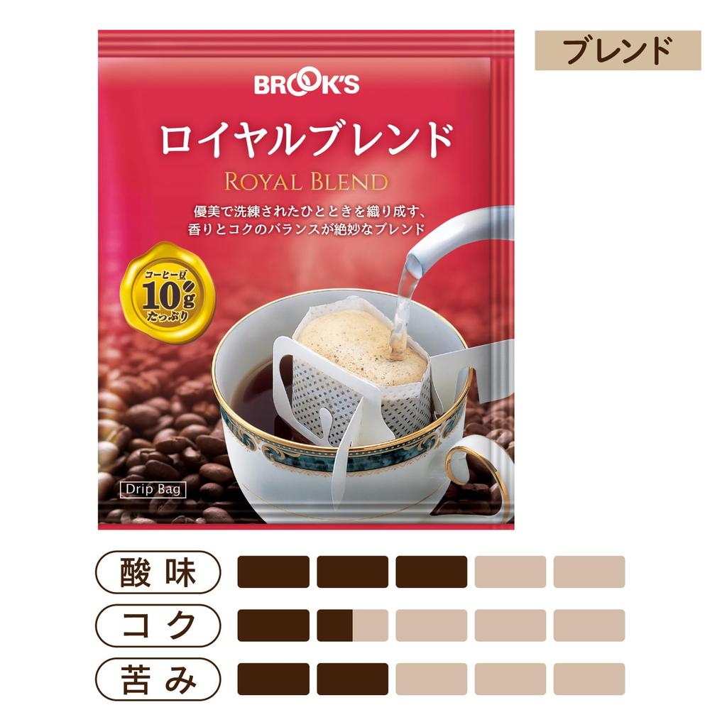 10g Drip Bag Coffee Variety Set (72 bags total) [Mocha Blend, European Blend, Royal Blend]