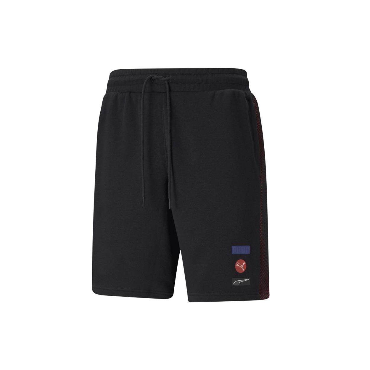 PUMA Running Training Splicing Knit Sports Shorts Black Men s 531085-01 XS