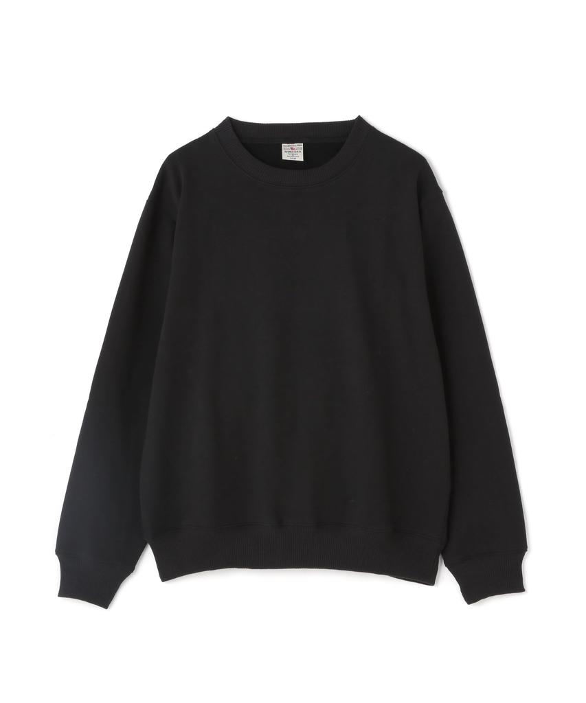 AVIREX CREW NECK L/S SWEAT 783-3932002 Men's M Black