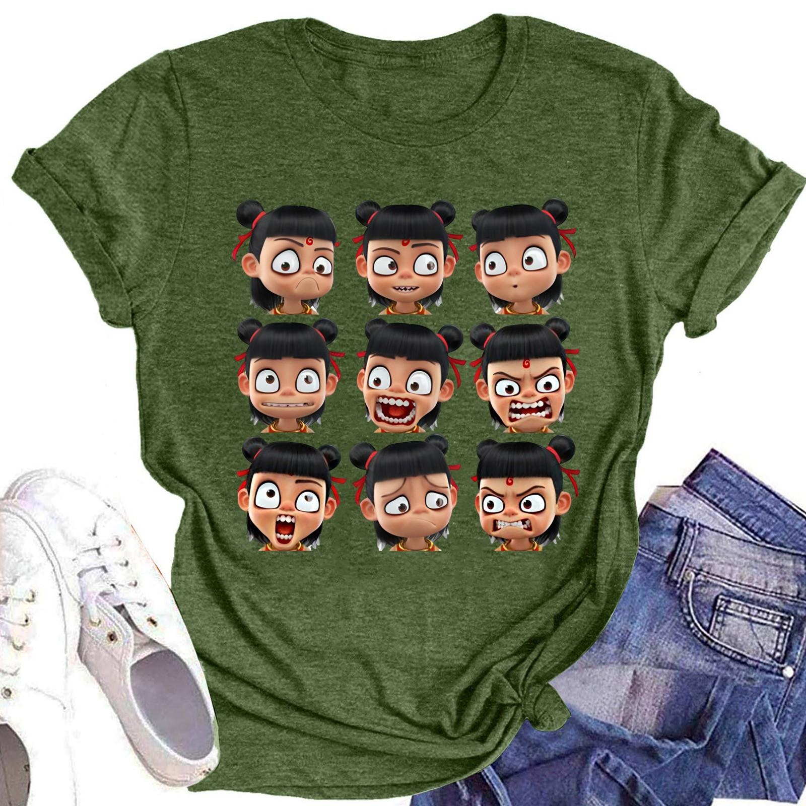 

Мужская и женская футболка с круглым вырезом и короткими рукавами L армия зеленый