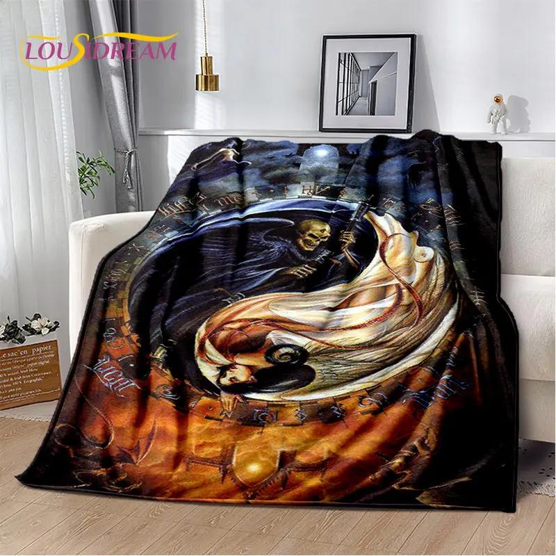 3D Chinese Tai Chi Bagua Yin Yang Soft Plush Blanket,Flannel Blanket Throw Blanket for Living Room Bedroom Bed Sofa Picnic Cover