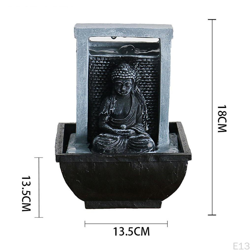 Flowing Water Adornments Handcrafted USA Feature Colorful Drawing Waterfall Fountain