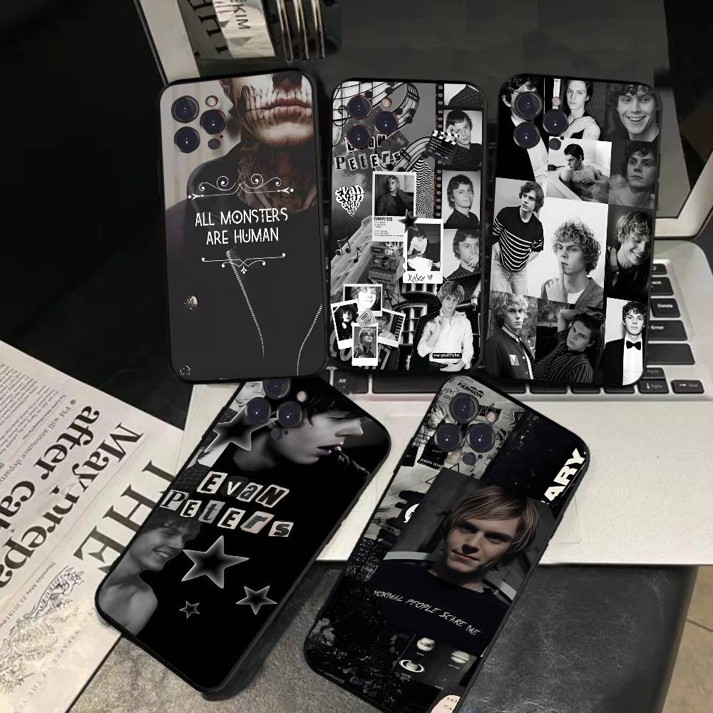 E-Evan Peters Phone Case Silicone Soft For IPhone 17 Air 16 15 14 13 12 11 Plus Pro Max Plus