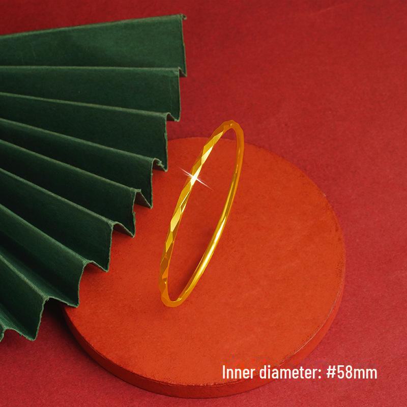 Introducing the "Diamond-Shaped Dazzling Copper Alloy Bracelet" – a Geometric Design Available In Various Sizes for Women.