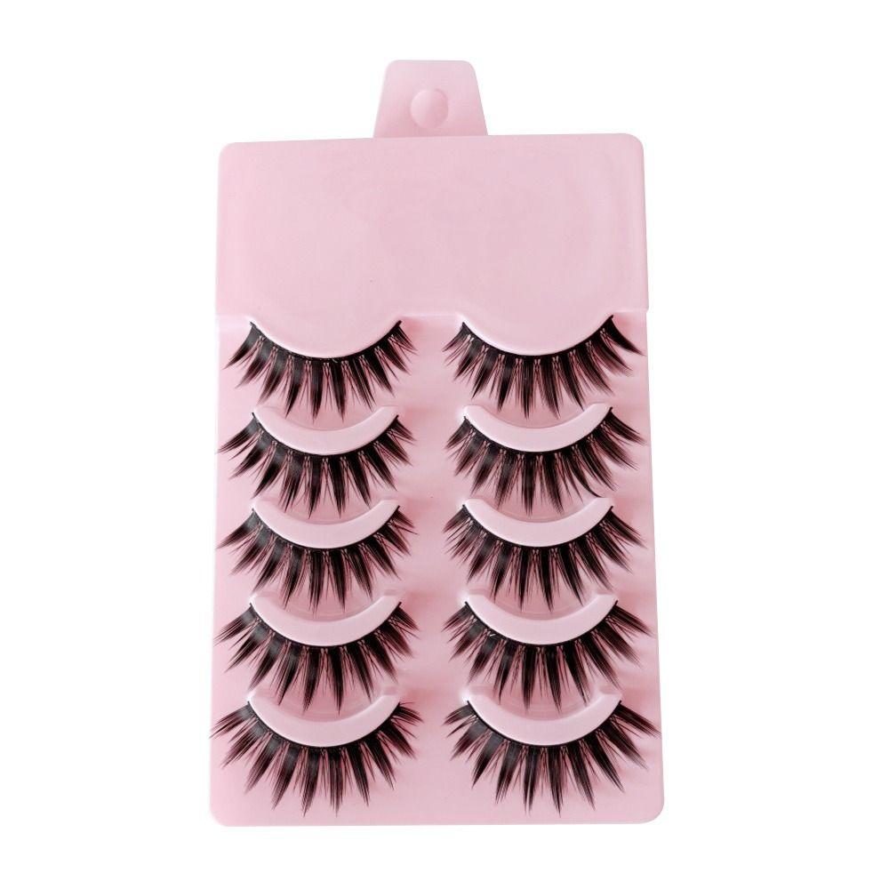 5/10 Pairs Soft False Eyelash Extension Dramatic Mink Eyelashes Beauty Faux Cils  Eyelash Extension