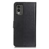 Wallet Stand Phone Case for Nokia C32,PU Leather+TPU Litchi Texture Phone Cover