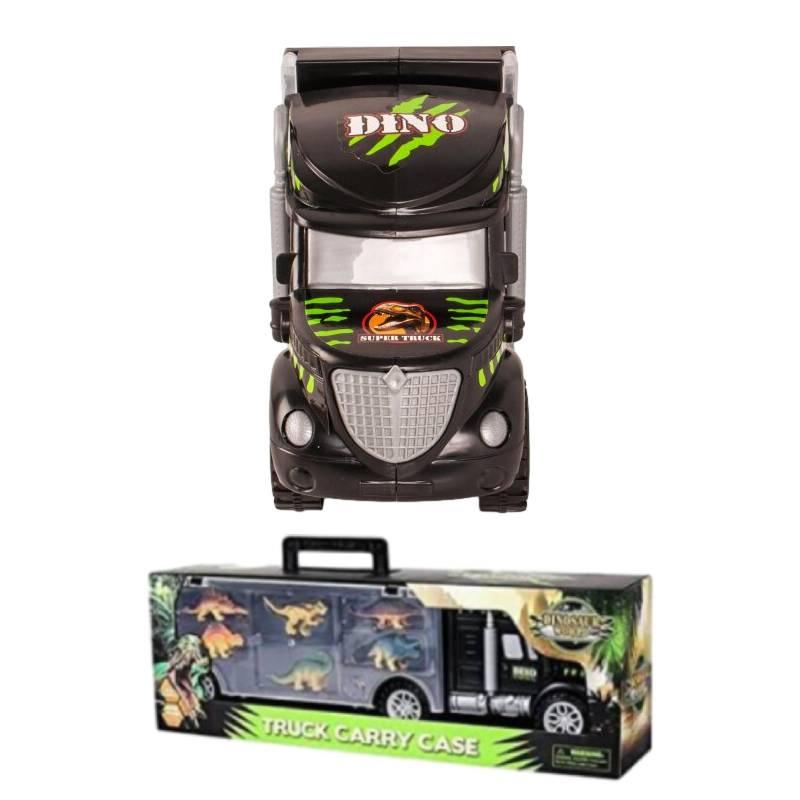 Caminhão de Transporte de Dinossauros Brinquedo Cabeça Grande e Contêiner Portátil Mais Vendido Transfronteiriço