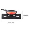 Motorcycle Taillight   Retro  LED Brake License Plate Light Indicator Lights(black)