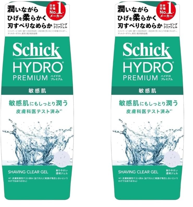 

Hydro Schick Hydro Premium Гель для бритья для чувствительной кожи 200 г Бритва для бритья [Набор 2]