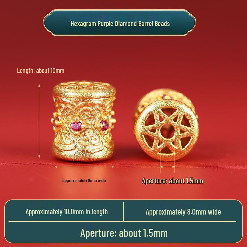 Vintage Brass Filigree Pearl Spacer Beads for Handmade DIY Bracelets