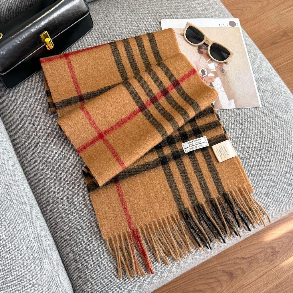 2025 Unisex 100% Wool Scarf: Versatile and Warm for Autumn & Winter