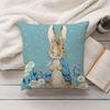 Cartoon Cute PPeter RRabbit Pillow Case Home Decoration Cushion Cover Suitable For Bedroom Car Office Sofa