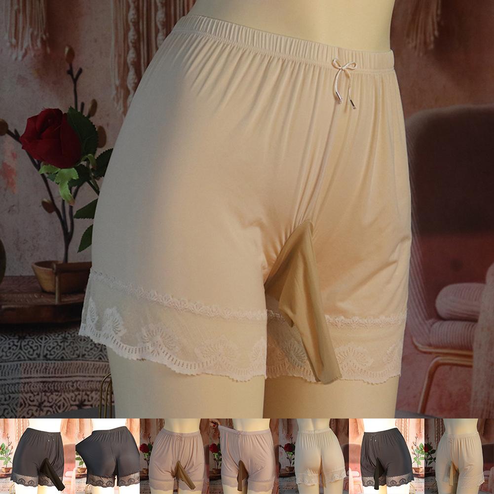 Middle Waist Men Underwear Panties Pouch See-Through
